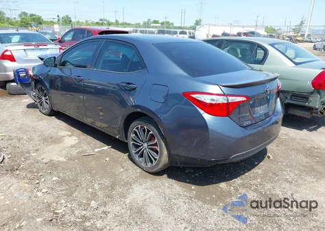 2016 Toyota Corolla S Plus z USA, uszkodzony, nr VIN 2T1BURHE7GC509746